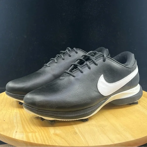 Nike Air Zoom Victory Tour 2 Golf Shoes Black White DJ6569-001 Mens 7.5/ Wmns 9 - Picture 2 of 10